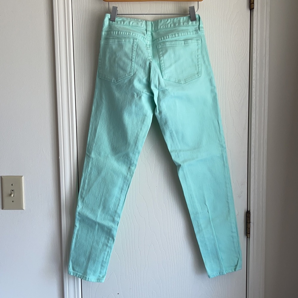 JCrew mint green toothpick jeans size 26 - Picture 3 of 7